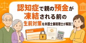 認知症で親の預金が凍結される前の生前対策を弁護士兼税理士が解説！